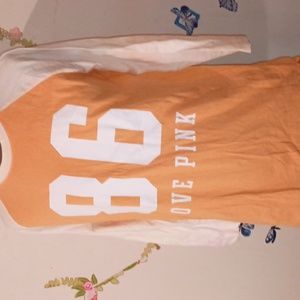 PINK VICTORIA'S SECRET LONG SLEEVE T-SHIRT